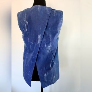 Steven Alan blue cotton sleeveless tank size medium